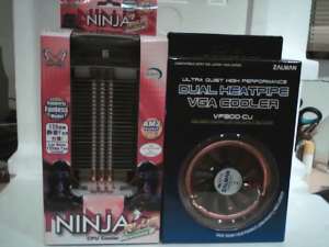Scythe Ninja Plus a Zalman VF900-Cu na VGA