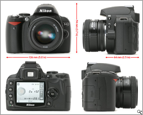 Nikon D40 - full view
